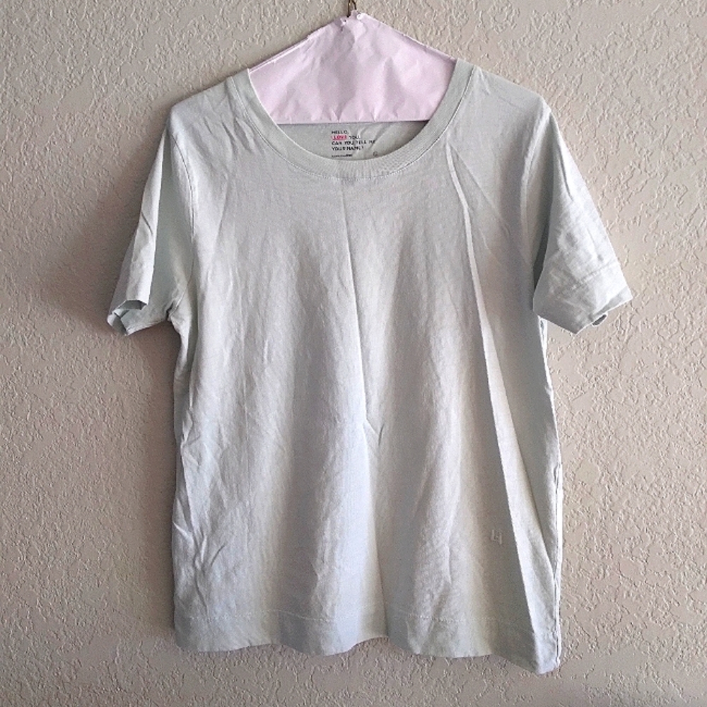 Leon & Harper (Unisex) Organic Cotton Mint Green Tshirt - Sz L